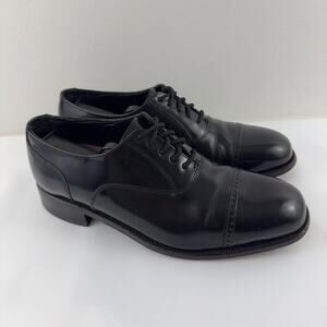Florsheim Lexington cap toe black oxford M-8.5